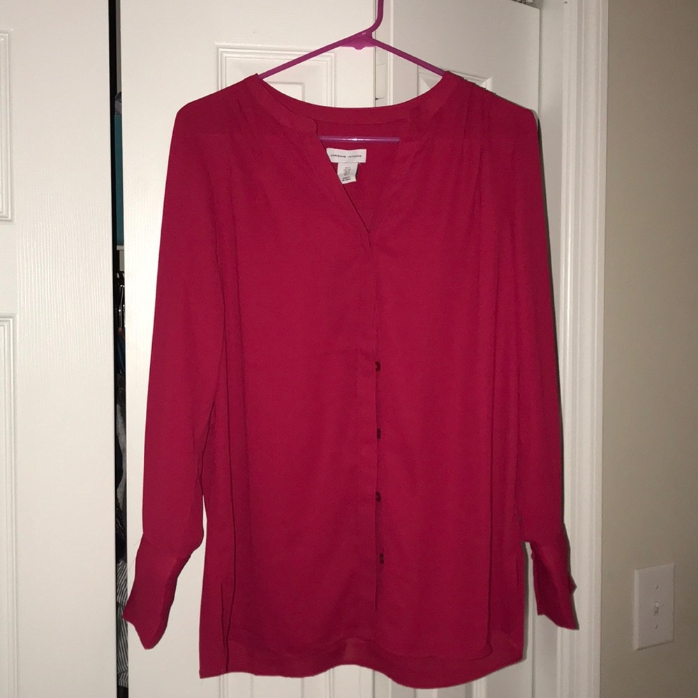 Fuschia blouse